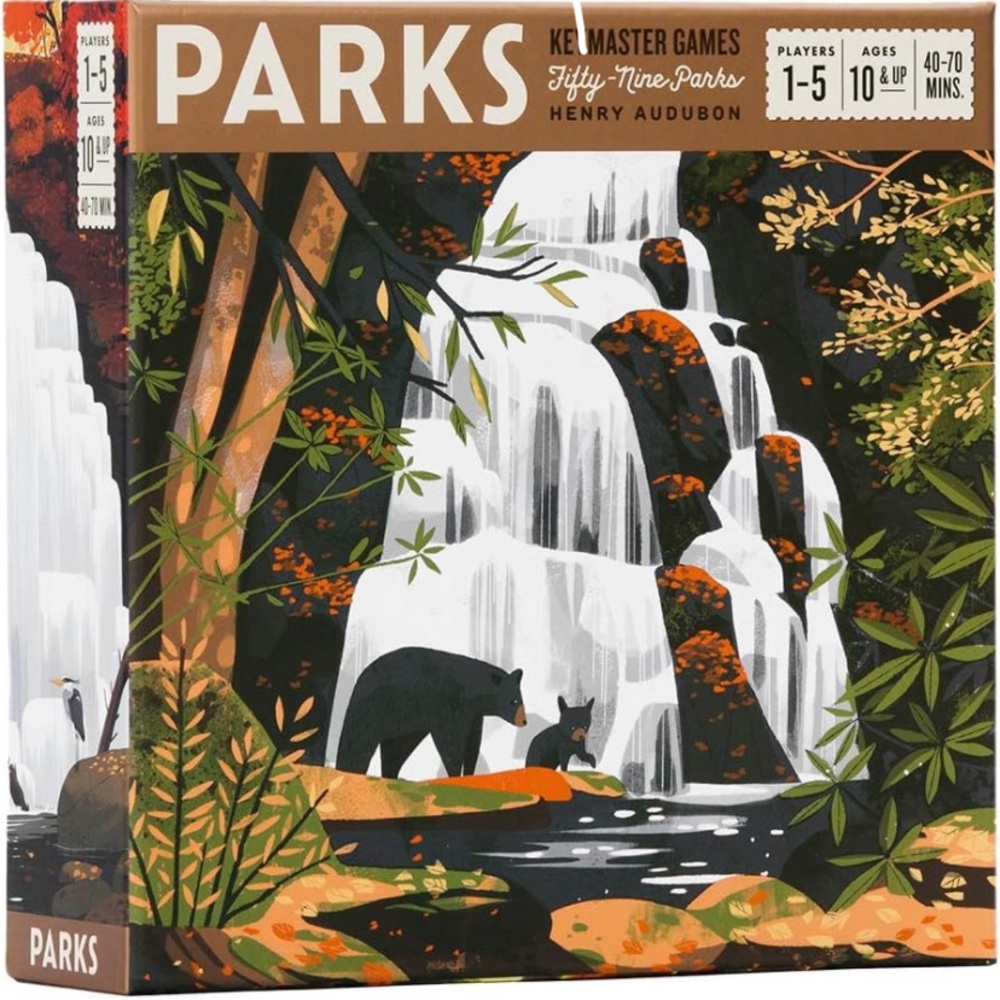 Keymaster Games Parks | Beautiful Strategy Game for Families, Adults, Kids, Solo